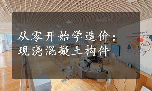 从零开始学造价：现浇混凝土构件