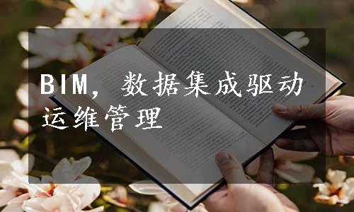 BIM，数据集成驱动运维管理