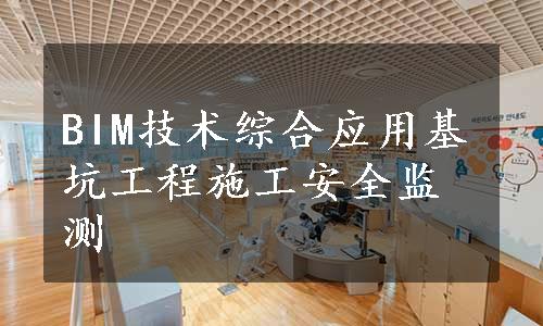 BIM技术综合应用基坑工程施工安全监测