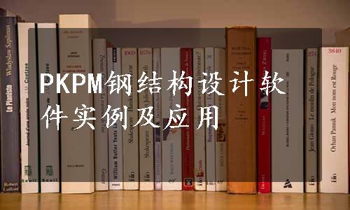 PKPM钢结构设计软件实例及应用