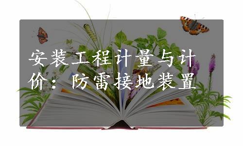 安装工程计量与计价：防雷接地装置