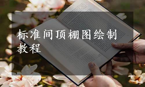 标准间顶棚图绘制教程