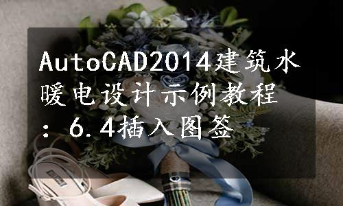 AutoCAD2014建筑水暖电设计示例教程：6.4插入图签