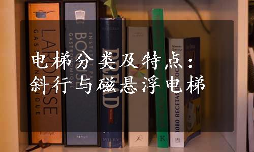 电梯分类及特点：斜行与磁悬浮电梯