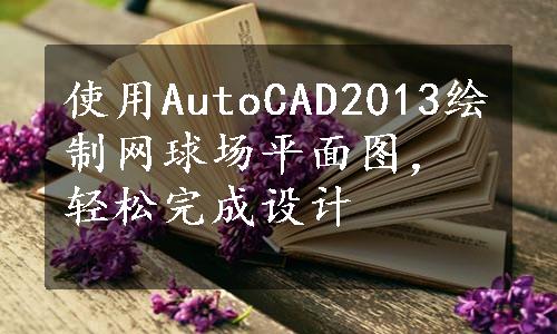 使用AutoCAD2013绘制网球场平面图，轻松完成设计