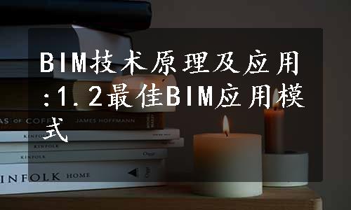 BIM技术原理及应用:1.2最佳BIM应用模式