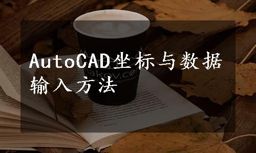 AutoCAD坐标与数据输入方法