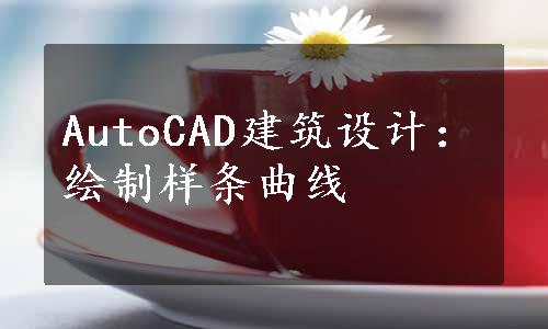 AutoCAD建筑设计：绘制样条曲线