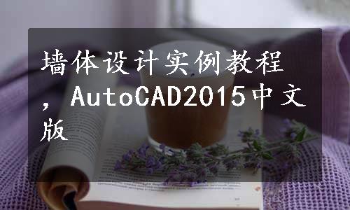 墙体设计实例教程，AutoCAD2015中文版