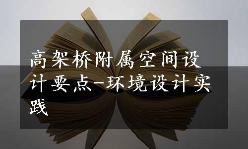 高架桥附属空间设计要点-环境设计实践