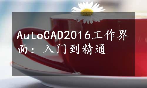 AutoCAD2016工作界面：入门到精通