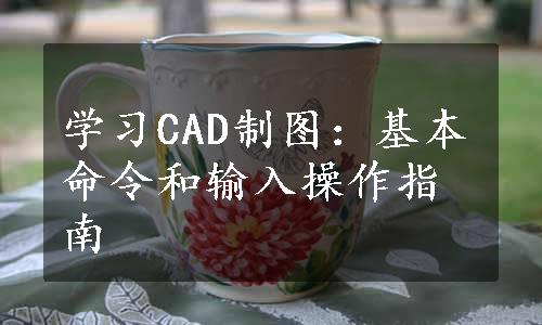 学习CAD制图：基本命令和输入操作指南