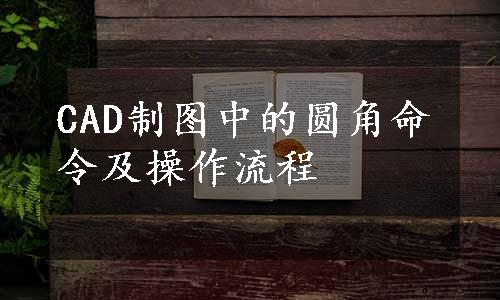 CAD制图中的圆角命令及操作流程