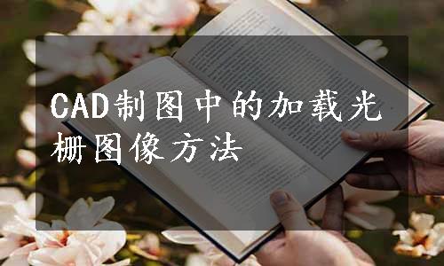 CAD制图中的加载光栅图像方法