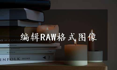 编辑RAW格式图像