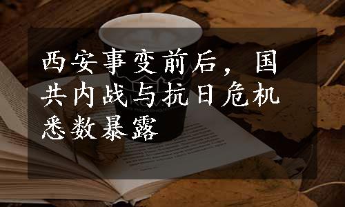 西安事变前后，国共内战与抗日危机悉数暴露