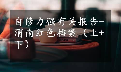 自修力强有关报告-渭南红色档案（上+下）