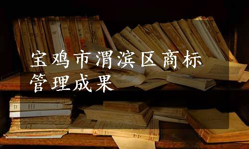 宝鸡市渭滨区商标管理成果