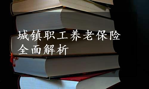 城镇职工养老保险全面解析