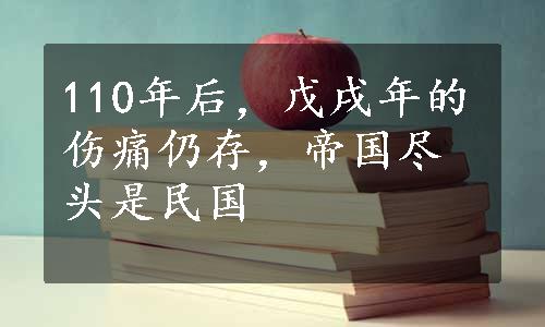 110年后，戊戌年的伤痛仍存，帝国尽头是民国