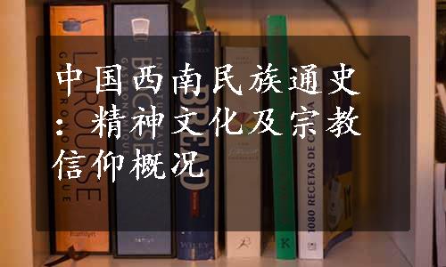 中国西南民族通史：精神文化及宗教信仰概况