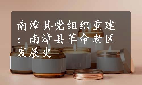 南漳县党组织重建：南漳县革命老区发展史