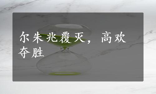 尔朱兆覆灭，高欢夺胜