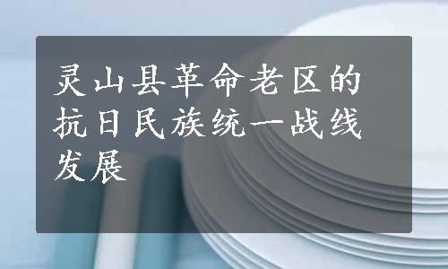 灵山县革命老区的抗日民族统一战线发展