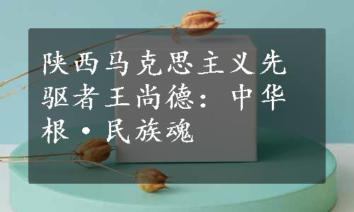 陕西马克思主义先驱者王尚德：中华根·民族魂