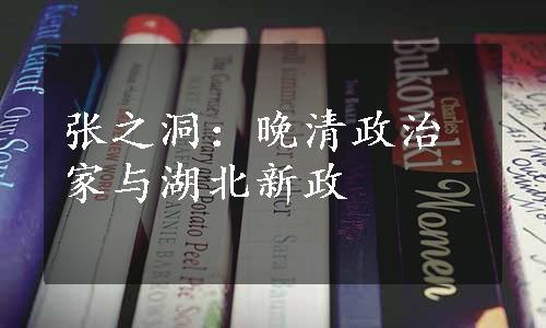 张之洞：晚清政治家与湖北新政