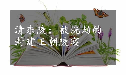 清东陵：被洗劫的封建王朝陵寝