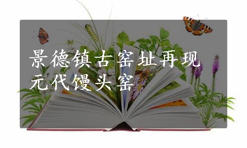 景德镇古窑址再现元代馒头窑