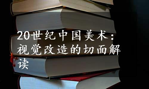 20世纪中国美术：视觉改造的切面解读