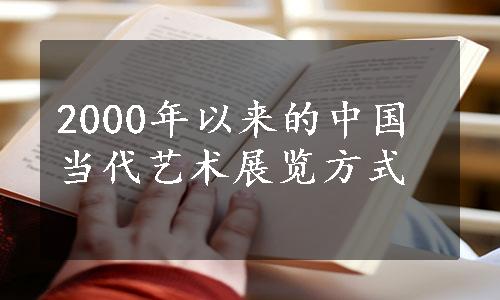 2000年以来的中国当代艺术展览方式