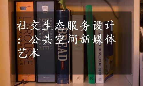 社交生态服务设计：公共空间新媒体艺术