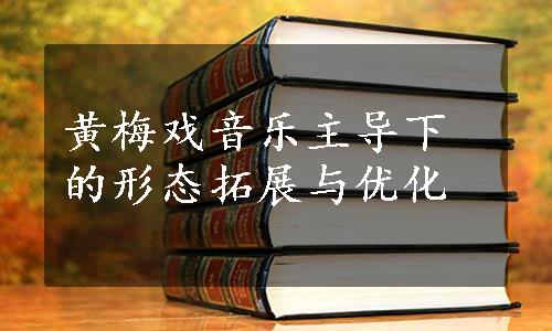 黄梅戏音乐主导下的形态拓展与优化