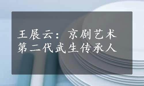 王展云：京剧艺术第二代武生传承人