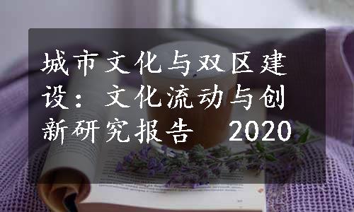 城市文化与双区建设：文化流动与创新研究报告  2020