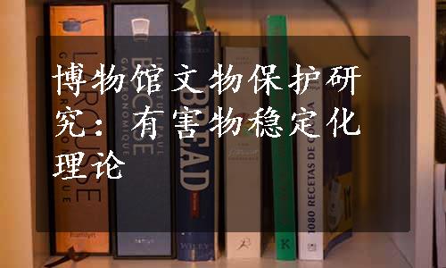 博物馆文物保护研究：有害物稳定化理论