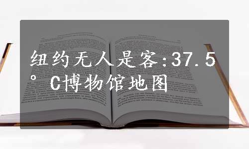 纽约无人是客:37.5°C博物馆地图