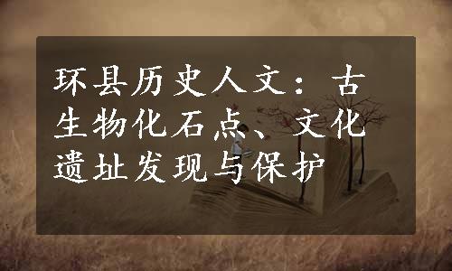 环县历史人文：古生物化石点、文化遗址发现与保护