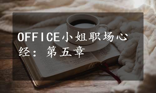 OFFICE小姐职场心经：第五章