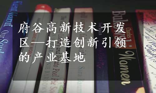 府谷高新技术开发区—打造创新引领的产业基地