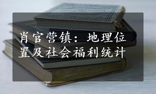 肖官营镇：地理位置及社会福利统计