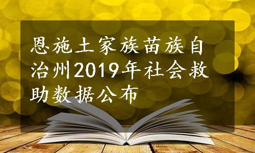 恩施土家族苗族自治州2019年社会救助数据公布