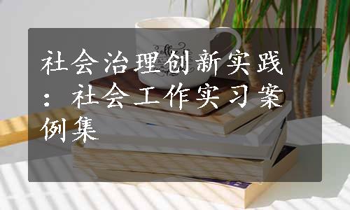 社会治理创新实践：社会工作实习案例集