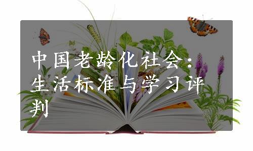 中国老龄化社会：生活标准与学习评判