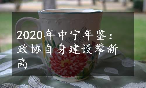 2020年中宁年鉴：政协自身建设攀新高