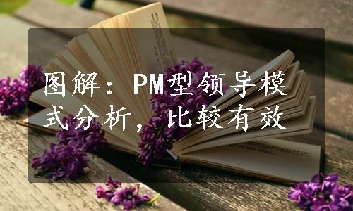 图解：PM型领导模式分析，比较有效