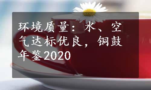 环境质量：水、空气达标优良，铜鼓年鉴2020